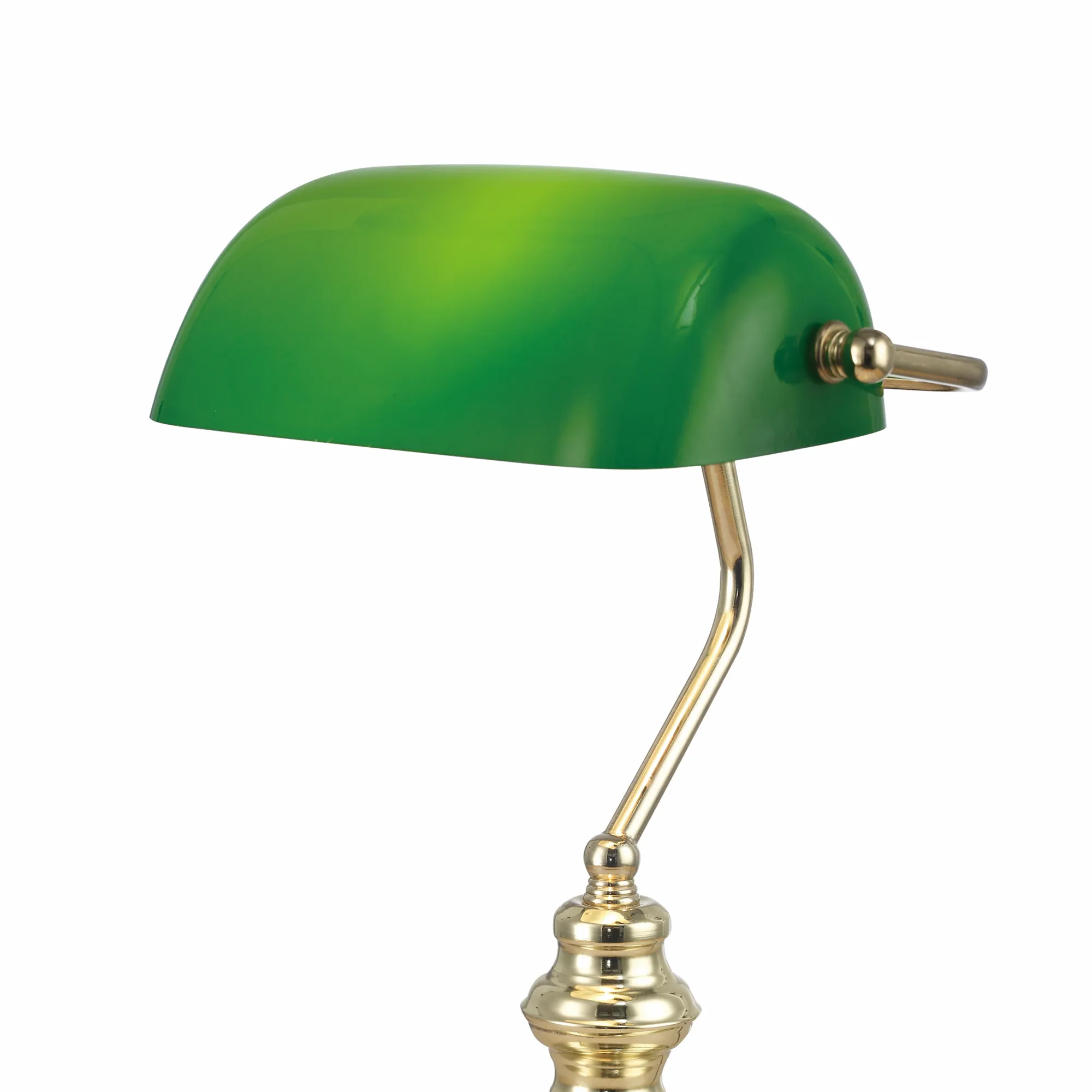 Morgan Glass 42cm 1 Light Table Lamp Polished Brass D0084  Deco Morgan
